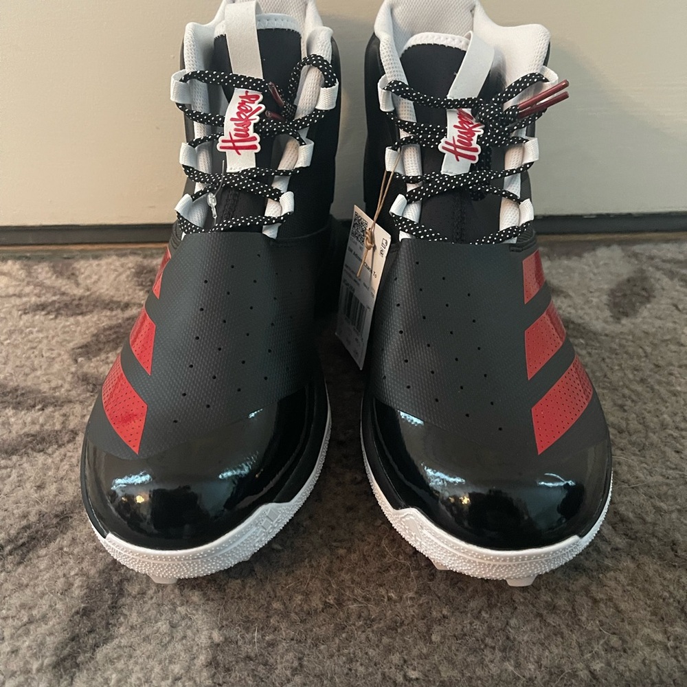 Men’s Adidas Nebraska Player Exclusive cleats
